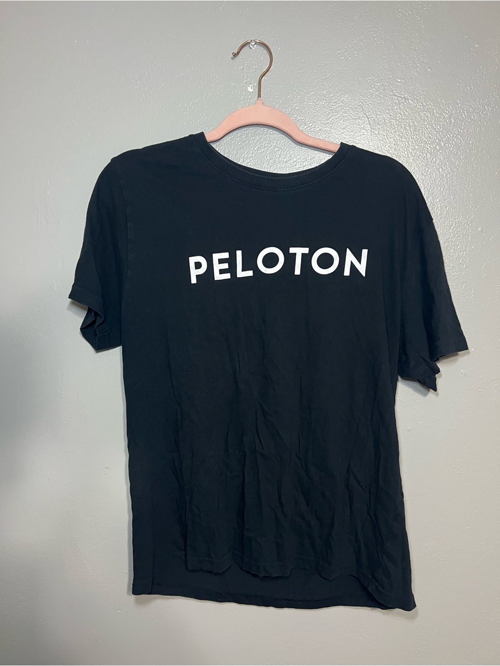 Peloton Unisex Black Century Club Reach 100 Classic Short Sleeve T-shirt Size M